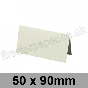 Conqueror Wove, Pre-creased, Place Cards, 300gsm, 50 x 90mm, High White