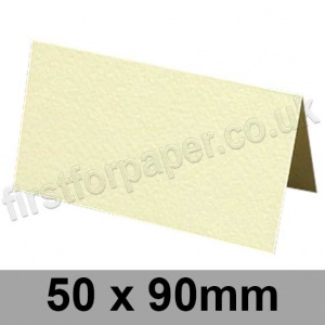 Cumulus, Pre-Creased, Place Cards, 250gsm, 50 x 90mm, Cream