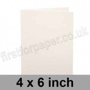 Cumulus, Pre-Creased, Single Fold Cards, 250gsm, 102 x 148mm (4 x 6 inch), Natural