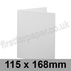 Cumulus, Pre-Creased, Single Fold Cards, 300gsm, 115 x 168mm, White