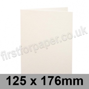 Cumulus, Pre-Creased, Single Fold Cards, 300gsm, 125 x 176mm, Natural