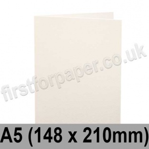 Cumulus, Pre-Creased, Single Fold Cards, 300gsm, 148 x 210mm (A5), Natural