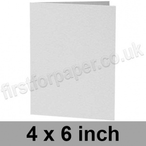 Enstone, Hammer Embossed, Pre-creased, Single Fold Cards, 280gsm, 102 x 152mm (4 x 6 inch), Bright White