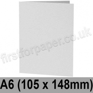 Enstone, Hammer Embossed, Pre-creased, Single Fold Cards, 280gsm, 105 x 148mm (A6), Bright White