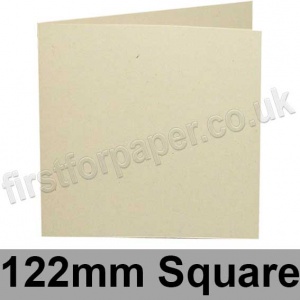 Harrier Speckled, Pre-creased, Single Fold Cards, 240gsm, 122 x 122mm, Ivory