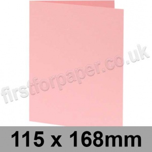 Rapid Colour, Pre-creased, Single Fold Cards, 240gsm, 115 x 168mm, Candy Floss Pink