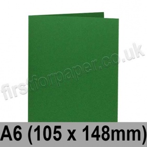Rapid Colour Card, Pre-creased, Single Fold Cards, 240gsm, 105 x 148mm (A6), Fir Green