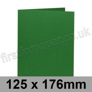 Rapid Colour Card, Pre-creased, Single Fold Cards, 240gsm, 125 x 176mm, Fir Green