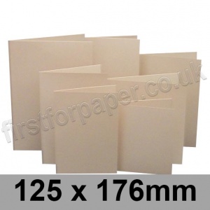 Rapid Colour Card, Pre-creased, Single Fold Cards, 225gsm, 125 x 176mm, Lapwing Brown