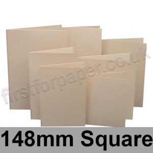 Rapid Colour Card, Pre-creased, Single Fold Cards, 225gsm, 148mm Square, Lapwing Brown