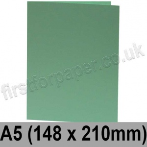 Rapid Colour Card, Pre-creased, Single Fold Cards, 240gsm, 148 x 210mm (A5), Lark Green