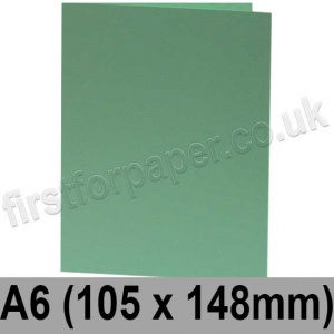 Rapid Colour Card, Pre-creased, Single Fold Cards, 240gsm, 105 x 148mm (A6), Lark Green