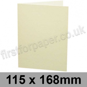 Rapid Colour, Pre-creased, Single Fold Cards, 240gsm, 115 x 168mm, Magnolia Cream