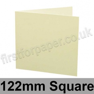 Rapid Colour, Pre-creased, Single Fold Cards, 240gsm, 122mm Square, Magnolia Cream