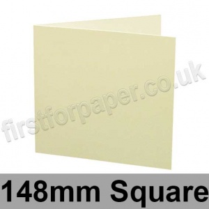 Rapid Colour, Pre-creased, Single Fold Cards, 240gsm, 148mm Square, Magnolia Cream