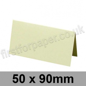 Rapid Colour, Pre-creased, Place Cards, 240gsm, 50 x 90mm, Magnolia Cream
