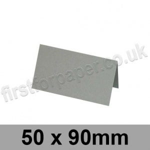 Rapid Colour Card, Pre-creased, Place Cards, 240gsm, 50 x 90mm, Misty Grey