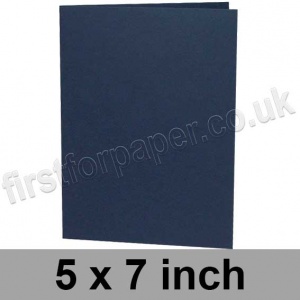 Rapid Colour Card, Pre-creased, Single Fold Cards, 240gsm, 127 x 178mm (5 x 7 inch), Navy Blue