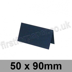 Rapid Colour Card, Pre-creased, Place Cards, 240gsm, 50 x 90mm, Navy Blue