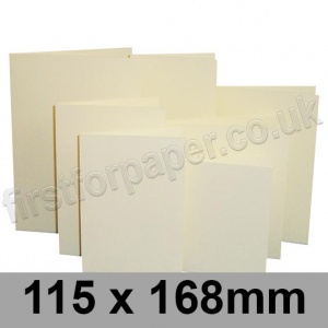 Rapid Colour Card, Pre-creased, Single Fold Cards, 225gsm, 115 x 168mm, Wheatear Yellow