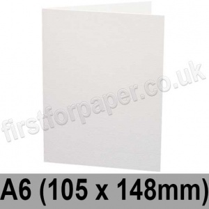 Ruskington, Pre-creased, Single Fold Cards, 300gsm, 105 x 148mm (A6), Milk White