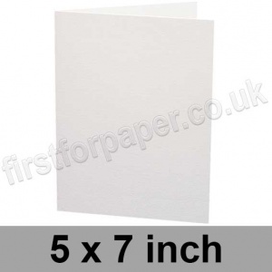 Ruskington, Pre-creased, Single Fold Cards, 300gsm, 127 x 178mm (5 x 7 inch), Milk White