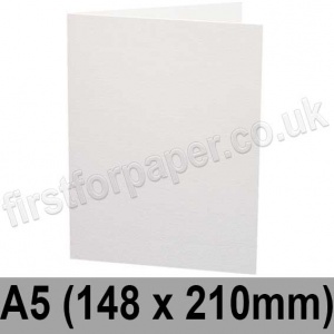 Ruskington, Pre-creased, Single Fold Cards, 300gsm, 148 x 210mm (A5), Milk White