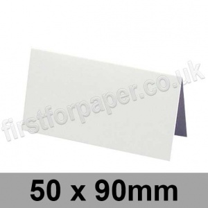 Ruskington, Pre-creased, Place Cards, 300gsm, 50 x 90mm, Milk White