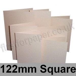 Stardream, Pre-creased, Single Fold Cards, 285gsm, 122mm Square, Coral