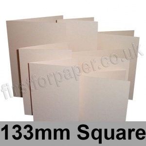 Stardream, Pre-creased, Single Fold Cards, 285gsm, 133mm Square, Coral