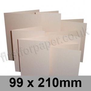 Stardream, Pre-creased, Single Fold Cards, 285gsm, 99 x 210mm, Coral