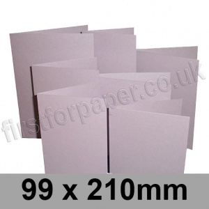 Stardream, Pre-creased, Single Fold Cards, 285gsm, 99 x 210mm, Kunzite
