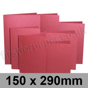 Stardream, Pre-creased, Single Fold Cards, 285gsm, 150 x 290mm, Mars