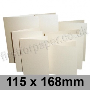 Stardream, Pre-creased, Single Fold Cards, 285gsm, 115 x 168mm, Opal