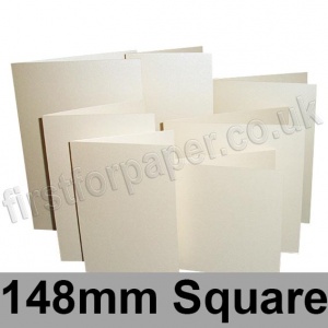 Stardream, Pre-creased, Single Fold Cards, 285gsm, 148mm Square, Opal
