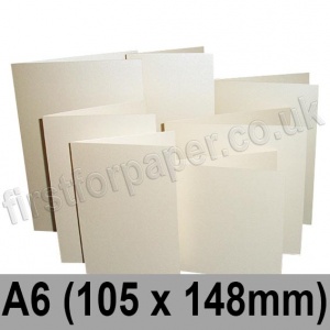 Stardream, Pre-creased, Single Fold Cards, 285gsm, 105 x 148mm (A6), Opal
