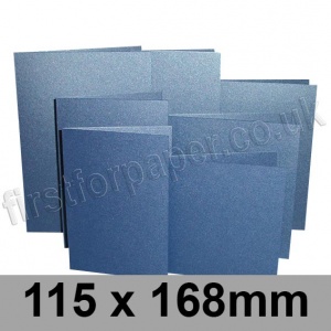 Stardream, Pre-creased, Single Fold Cards, 285gsm, 115 x 168mm, Sapphire