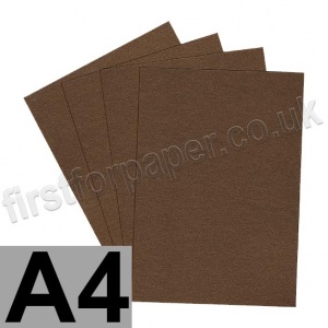 Majestic Pearlescent Card, 290gsm, A4, Medal Bronze - 5 Sheets