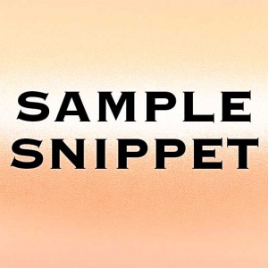Sample Snippet, Stargazer, 300gsm, Peach