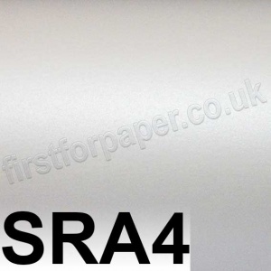 Stargazer Pearlescent, 125gsm, SRA4, Arctic White