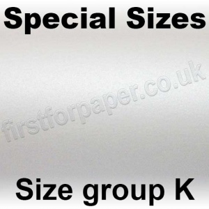 Stargazer Pearlescent, 230gsm, Special Sizes, (Size Group K), Arctic White