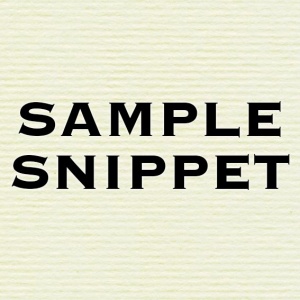 Sample Snippet, Strata, 280gsm, Parmesan