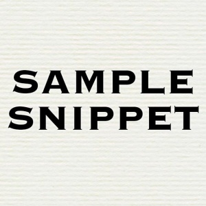 Sample Snippet, Strata, 280gsm, Porcelain