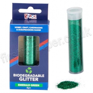 Stix2, Biodegradable Glitter, 8gm, Emerald Green