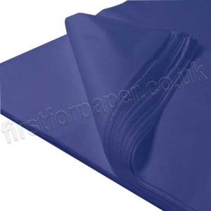 Machine Finished (MF), Acid Free, Tissue Paper, 500 x 750mm, Dark Blue - Pack of 480 sheets