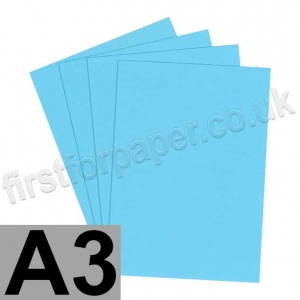 U-Stick, Cornflower Blue, Self Adhesive Paper, A3