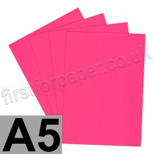 U-Stick, Fluorescent Pink, Self Adhesive Paper, A5