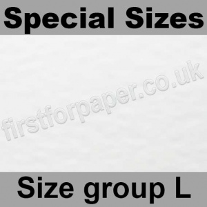Zeta Hammer Textured, 350gsm, Special Sizes, (Size Group L), Brilliant White