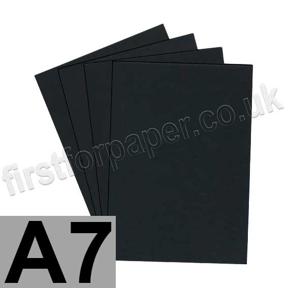 Rapid Colour Card, 225gsm, A7, Black