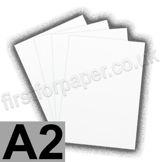 Colorplan, 135gsm,  A2, Pristine White - 25 sheets